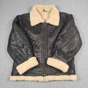 Vintage USAF Pilot Jacket Type G8 XL Genuine Sheepskin Lining Made In Turkey